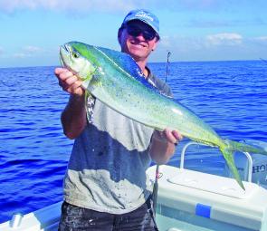 If the water remains warm enough, mahi mahi should be hanging around for another few weeks.